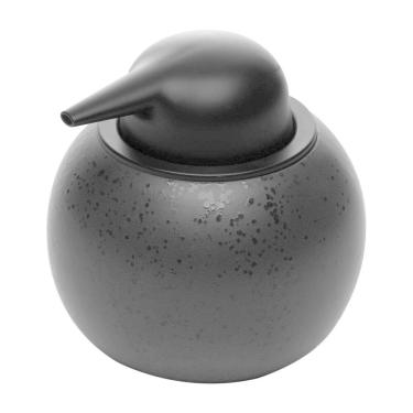 Imagem de Porta Sabonete Líquido de Cerâmica Granada Preto 350ml Wolff