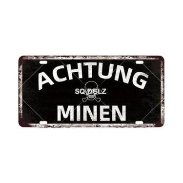 Imagem de Placa De Metal Vintage Berlim Guerra, Decoração Retrô Para Parede De L