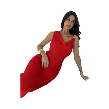 Imagem de Vestido Feminino Sem Mangas Elegante E Estiloso Para O Verão, Novo Est