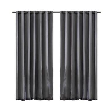 Imagem de Cortina tec.3,6x2,5 pratika cz.escuro bj - BELLA JANELA