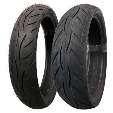 Imagem de Par Pneu Moto 110 70 R17 e 150 60 R17 Metzeler Sportec M5 TL