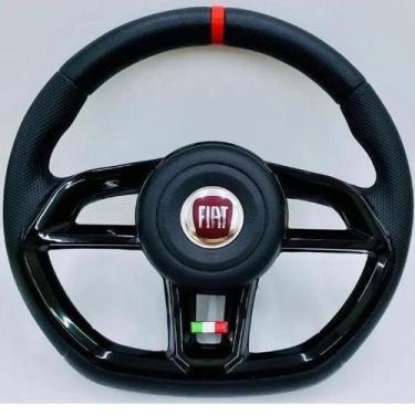 Imagem de Volante Esportivo Gti Vision Preto - Fiat Uno Fire / Novo Uno Completo