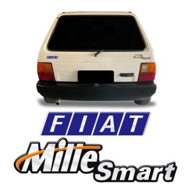 Imagem de Kit Adesivo Fiat Uno Mille Smart Resinado Modelo Original - Resitank, 