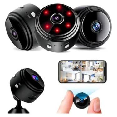 Imagem de Câmera IP Wi-Fi 1080p Visão Noturna Infravermelho - Mini Câmera