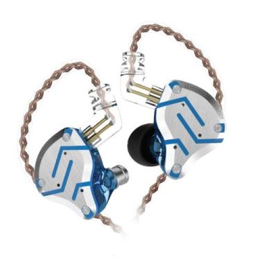 Imagem de Fone de ouvido KZ ZS10 Pro In-Ear Monitor 5 Driver Hybrid Blue