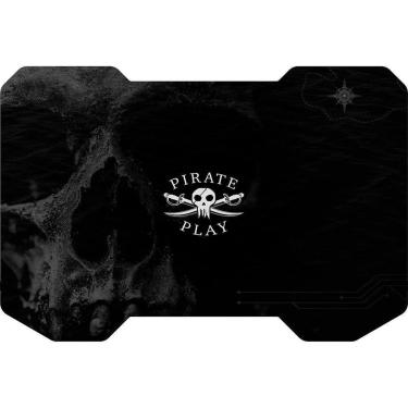 Imagem de Mesa Gamer Hayonik Pirate, Preto e Vermelho - 86708-Unissex
