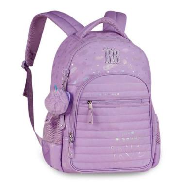 Imagem de Mochila Costas Rebecca Bonbon Holográfica Colorida Meninas Juvenil Esc
