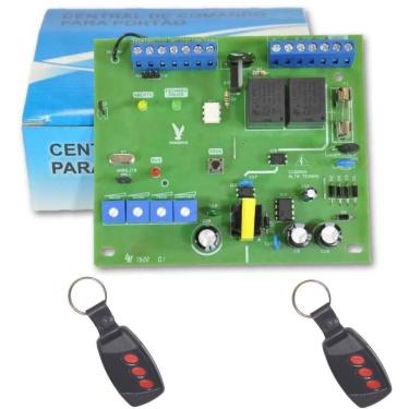 Imagem de Central de Comando para Portão PCX-30 com Sensor Hall e 2 Controles TX Code Learn Bivolt Hombrus