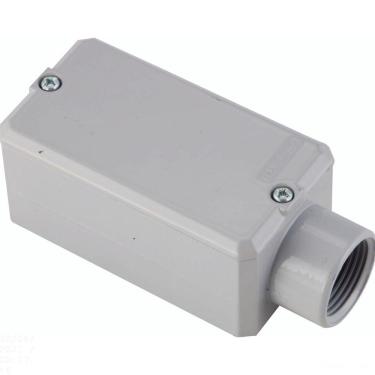 Imagem de Condulete fixo 3/4&quot; tipo &quot;E&quot; - com tampa / com pintura eletrostática a pó / sem rosca Tramontina