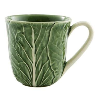 Imagem de Caneca de repolho Bordallo Pinheiro natural, verde Enviado dos EUA