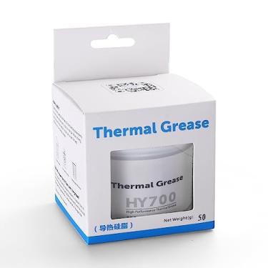 Imagem de HY700-100g CPU dissipador de calor térmico pasta graxa composto condutividade térmica: > 3,14W/m-k alto desempenho à base de carbono para CPU PC GPU PS5-100 gramas