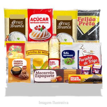 Imagem de Cesta Básica De Alimentos - 14 Itens - Familiar