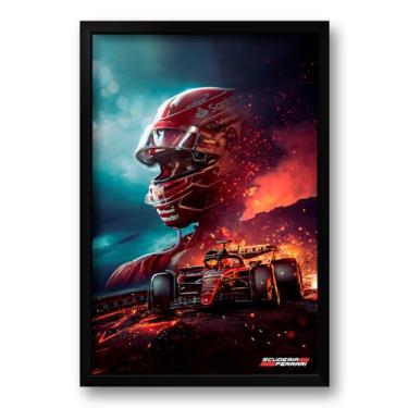 Imagem de Quadro Ferrari F1 Charles Leclerc - 40x60cm