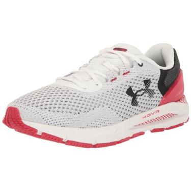 Imagem de Under Armour HOVR Intake 6 Tênis de corrida masculino, (105) Branco/Preto/Preto, 8