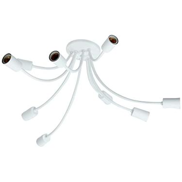 Imagem de Plafon Aranha Branco 9 lamp