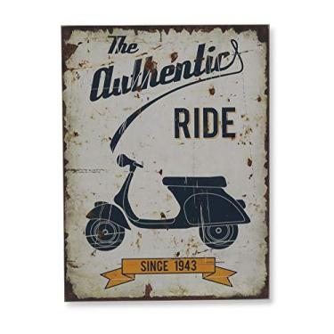 Imagem de Quadro Lambreta Madeira Etna Multicor 30x40cm