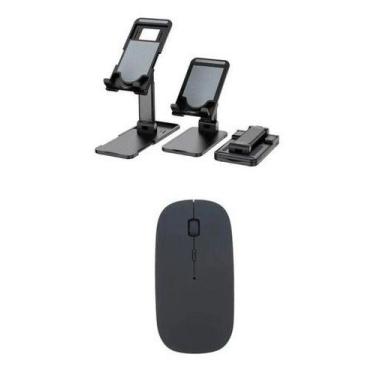 Imagem de Mouse S/ Fio + Suporte P/ Tablet Sm Galaxy Tab S6 Lite 10.4 - BD Net C