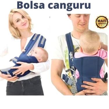 Imagem de Suporte Baby Canguru Para Bebe Azul - OP