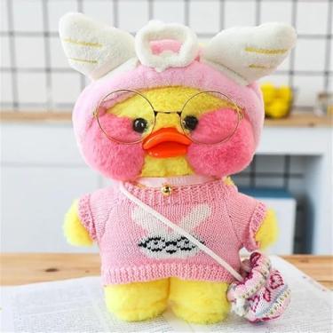 Imagem de Lalafanfan Pato de Pelúcia Amarelo 30cm, Brinquedo de Pelúcia, Pato de Pelúcia Kawaii (20)