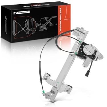 Imagem de Regulador de janela de alta qualidade com motor compatível com Chevrolet Trailblazer GMC Envoy Buick Rainier Isuzu Ascender Saab 9-7x Oldsmobile Bravada lado do motorista traseiro