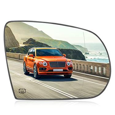 Imagem de Substituição de vidro do espelho lateral do passageiro para Jeep Cherokee 2014 - 2019, Jeep Compass 2017-2021, retrovisor aquecido do lado direito 68228918AA 68228912AA 68228910AA
