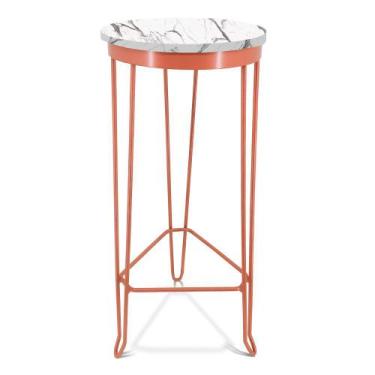 Imagem de Banqueta Alta Banco Guatemala Estilo Industrial - Cobre/Vulcano - Genu