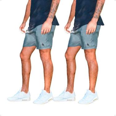 Imagem de Kit 2 Short Tactel Masculino Bermuda Praia Academia Treino Futebol - B