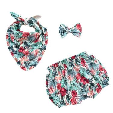 Imagem de Kit Calcinha Infantil Com Babador Estampado - PEQUENO ANJO, 021, 183, 