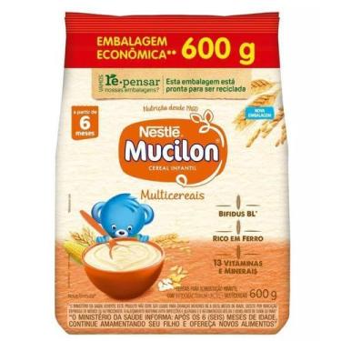 Imagem de Mucilon Cereal Infantil Arroz E Aveia 600G Multicereais- 5Un - Nestle