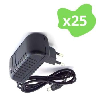 Imagem de Kit 25 Fontes Alimentação Plástica 12v-2a Bivolt- 25un - Power