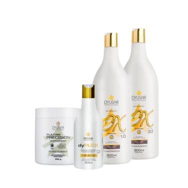 Imagem de Kit Descoloração Profissional Pó Azul 250G Com 2 Ox E Dyplex