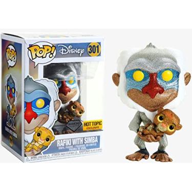 Imagem de Rafiki With Simba 301 Diamond Pop Funko Rei Leão Disney
