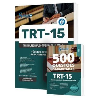 Imagem de Combo TRT 15 - Técnico Judiciário - Área Administrativa - Editora Solu