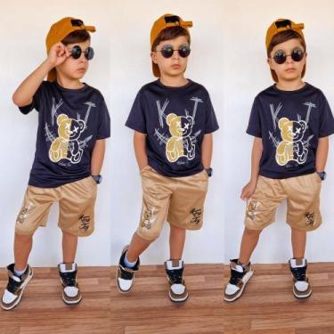 Imagem de Conjuntos de Verão Infantil Juvenil Fresquinho 2 a 12 Anos Modelo 2025