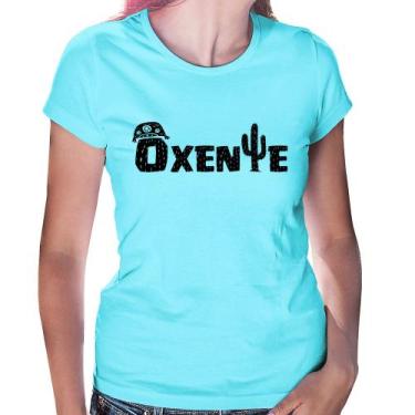 Imagem de Baby Look Ôxente Nordeste - Foca na Moda, Azul claro, GGG