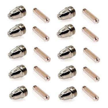 Imagem de Kit Consumíveis Tocha Corte Plasma Ag60 Sg55 Wsd60: 10 un. Bico - 10 u