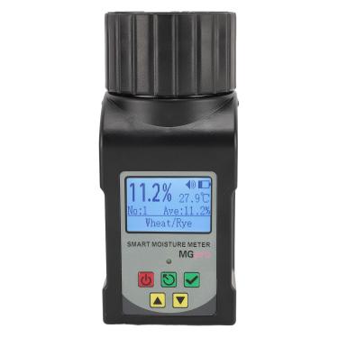 Imagem de Coffee Rice Wheat Grãe Medidor de Umidade Com Baixo Indicador de Bateria, Seleção de Múltiplos Grãos e Exibição de Temperatura para Agricultores e Produtores de Alimentos,