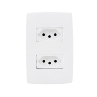 Imagem de Conjunto Tomada Dupla 10A + 20A 4x2 2P+T - Pial Plus