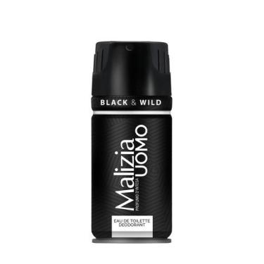 Imagem de Desodorante aerossol - frag. black e wild - 150 ml - MALIZA UOMO