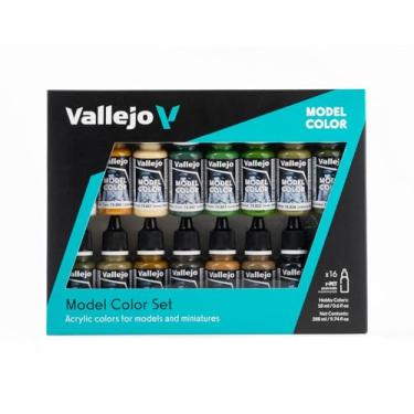 Imagem de Vallejo WWII Allied Forces Paint Set #9, 17ml