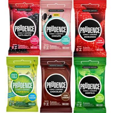 Imagem de Preservativo Camisinha Para Oral C/ Sabor Gostoso Sexual 18u - Prudenc
