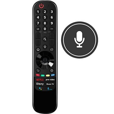Imagem de Controle remoto de substituição por voz MR22GN adequado para LG OLED Z2/G2/C2/B2/A2 QNED99 QNED90 QNED85 QNED80 NanoCell NANO80 NANO75 UHD 4K UQ90/UQ80/UQ75/UQ70 Smart TV 6 5NANO7 5UPA 65NANO80UPA