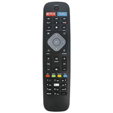 Imagem de Novo controle remoto de substituição NH500UP adequado para Philips LCD LED TV 32PFL4902 32PFL4902/F7 40PFL4901 40PFL4901/F7 43PFL4901 43PFL4901/F7 43PFL4902 43PFL49000002 2/F7 43PFL5602 43PFL5603 43PFL5703 50PFL4901
