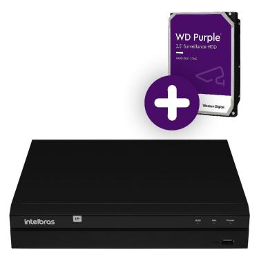 Imagem de Nvr Intelbras 8 Canais 4k 8mp Gravador Nvd 1408 P Com Hd 1tb