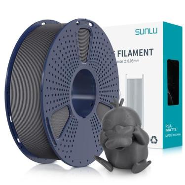Imagem de Filamento de impressora 3D SUNLU PLA Matte 1,75 mm 1 kg