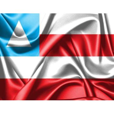 Imagem de Bandeira do Estado da Bahia 80cmx140cm Tecido Oxford 100% Poliéster - 