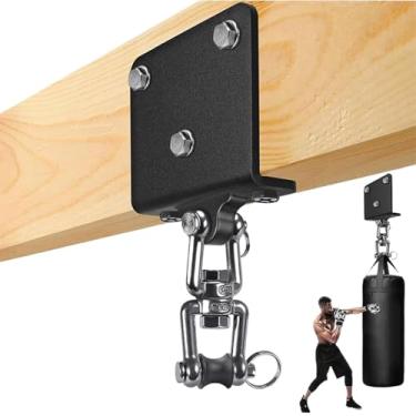 Imagem de Suporte Para Saco De Pancada | Montagem De Saco Pesado No Teto | Correntes De Aço Giratórias 360 Graus Para Treino De Artes Marciais