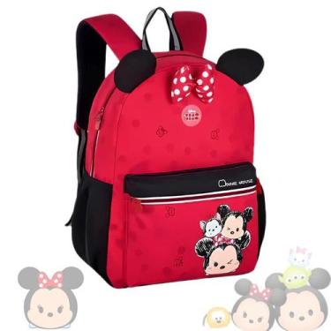 Imagem de Mochila De Costas Escolar Passeio Tsum Tsum Disney Minnie - Minie Mous