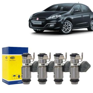 Imagem de 4x BICOS INJETORES BRAVA MARREA 1.8 16V 2000 A 2007 IWP006 - GENUINE