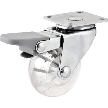 Imagem de Rodízio Giratório Com Freio 3" Pu Transp Nove54